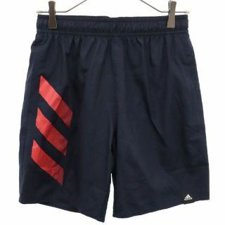 アディダス(adidas)の未使用 アディダス 水着 マリン パンツ M ネイビー×レッド adidas サーフパンツ トランクス メンズ 【中古】  【230601】 メール便可(水着)