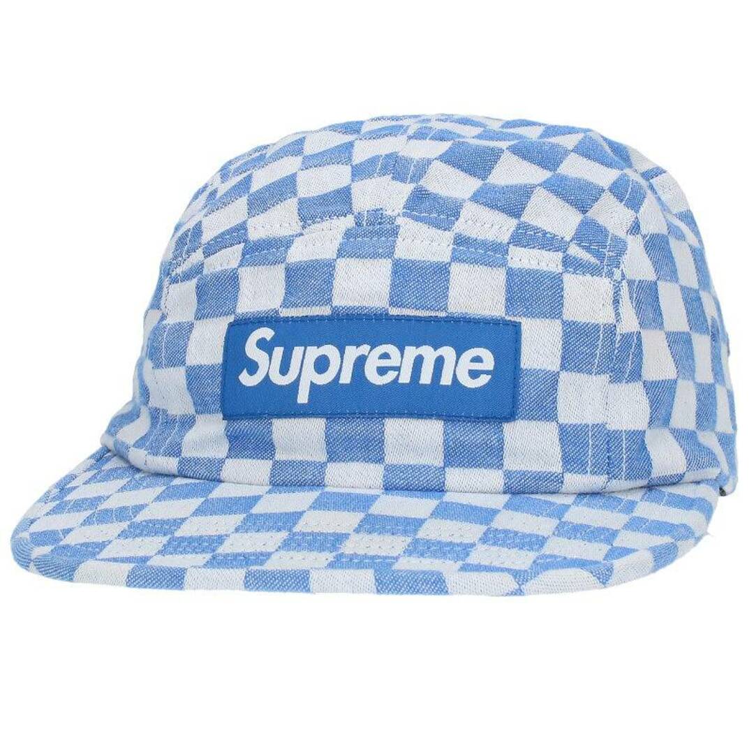 Supreme(シュプリーム)のシュプリーム  Checkerboard Camp Cap ボックスロゴチェッカーボードキャンプキャップ メンズ ハンドメイドのファッション小物(帽子)の商品写真