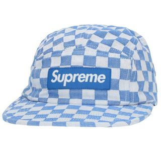 シュプリーム(Supreme)のシュプリーム  Checkerboard Camp Cap ボックスロゴチェッカーボードキャンプキャップ メンズ(帽子)