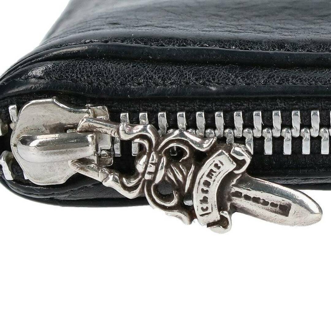 クロムハーツ REC F ZIP 3クロスラウンドジップレザーウォレット財布