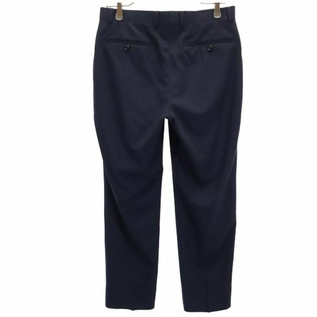 ランバン 日本製 ウール100％ スラックスパンツ 79 濃紺 LANVIN COLLECTION メンズ 【中古】 【230601】