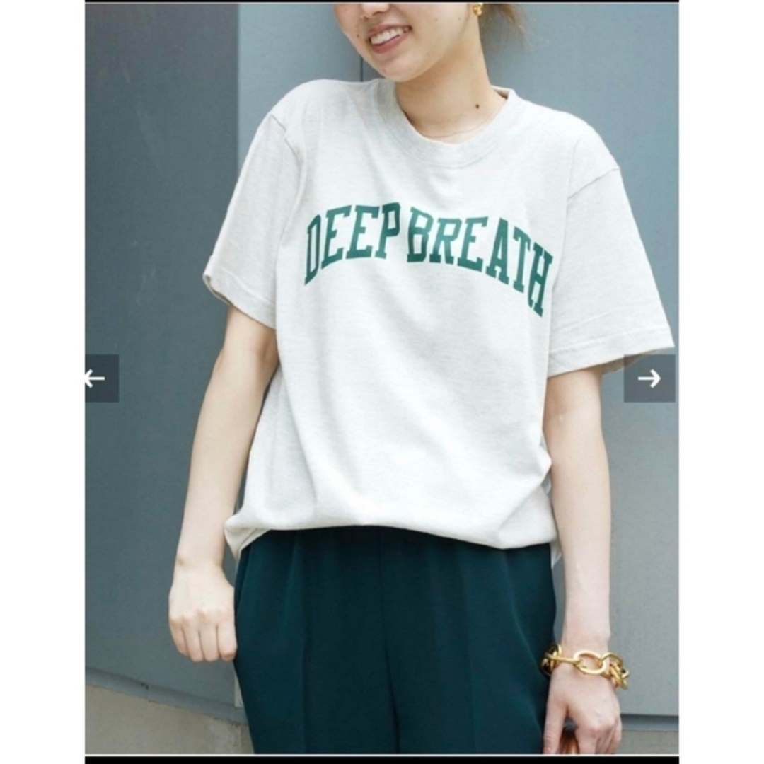 DEUXIEME CLASSE(ドゥーズィエムクラス)のドゥーズィエムクラス　【SKIN/スキン】 DEEP BREATH Tシャツ レディースのトップス(Tシャツ(半袖/袖なし))の商品写真