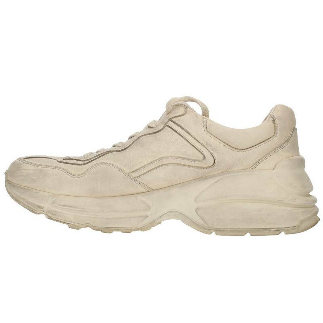 グッチ RHYTON/498916 ヴィンテージ加工ローカットスニーカー メンズ 6