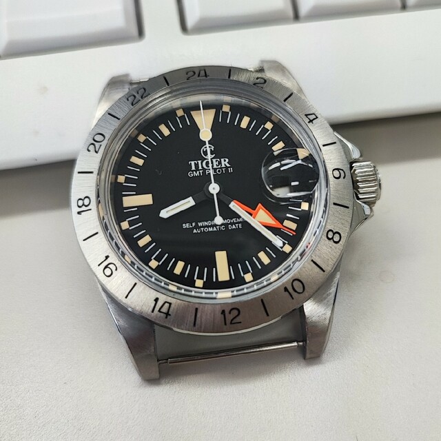 ロレックスRef.1655オマージュGMT PILOT 2　腕時計　美品時計