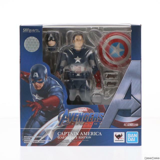 魂ウェブ商店限定 S.H.Figuarts(フィギュアーツ) キャプテン・アメリカ -【CAP VS. CAP】EDITION- アベンジャーズ/エンドゲーム 完成品 可動フィギュア バンダイ