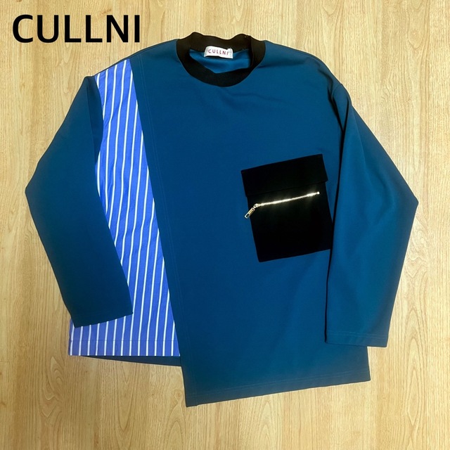 得価低価 CULLNI(クルニ) スリット ロングスリーブシャツ メンズ