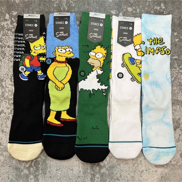 【STANCE Simpsons】 スタンスシンプソンズ　ソックス