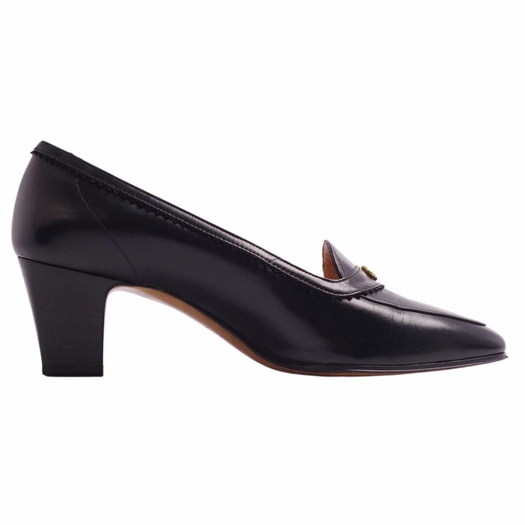 LOEWE - Vintage ロエベ LOEWE パンプス ヒール アナグラム金具 カーフ