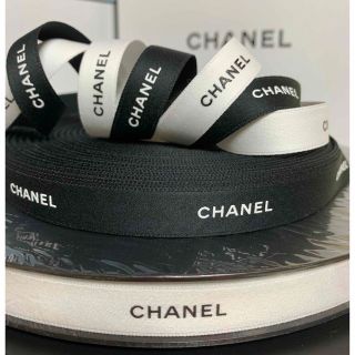 シャネル(CHANEL)の1.5cm幅 CHANEL ラッピング リボン 2m(ラッピング/包装)