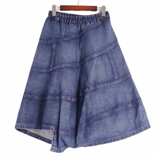 コム デ ギャルソン(COMME des GARCONS) デニムスカート ひざ丈 コム デ ギャルソン(COMME des GARCONS) デニムスカート ひざ丈