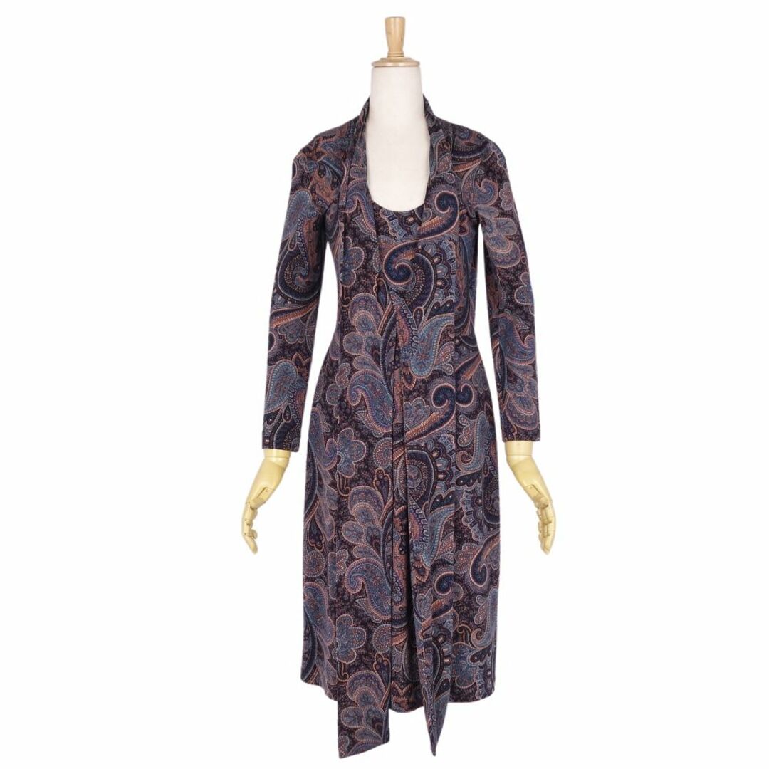 ETRO - 美品 エトロ ETRO ワンピース ロングスリーブ ペイズリー ETRO - 美品 エトロ ETRO ワンピース ロングスリーブ ペイズリー