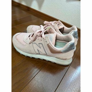 574（New Balance） - ニューバランス574 ピンク