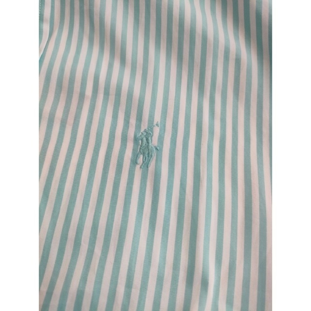 激レア色♡クラシックフィット ロングスリーブシャツ アクアブルー