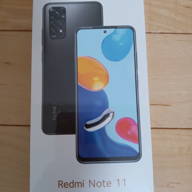 スマートフォン本体Xiaomi Redmi Note 11 トワイライトブルー 4GBRAM 64