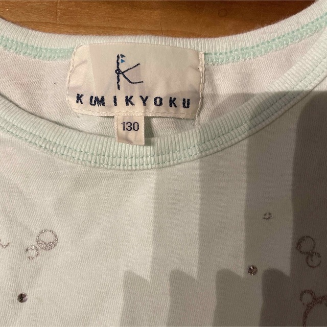 kumikyoku（組曲）(クミキョク)の組曲　Tシャツ　130 キッズ/ベビー/マタニティのキッズ服女の子用(90cm~)(Tシャツ/カットソー)の商品写真