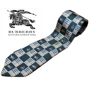 バーバリー(BURBERRY)のBURBERRYS ノバチェック＋馬柄 チェックネクタイ(ネクタイ)