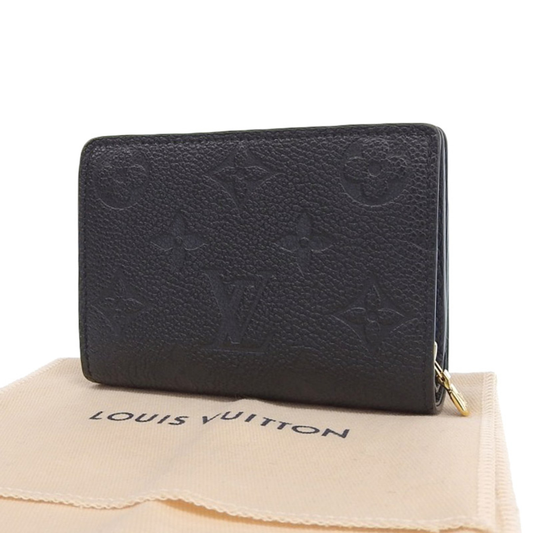 ルイヴィトン LOUIS VUITTON モノグラム・アンプラント ポルトフォイユ・クレア 二つ折り財布 ノワール M80151  新入荷 LV1338