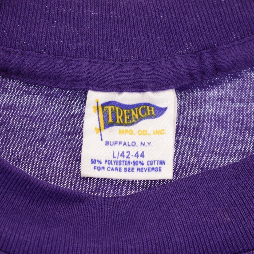 80年代 TRENCH NBA LOSANGELES LAKERS ロサンゼルスレイカーズ スポーツプリントTシャツ USA製 メンズM ヴィンテージ /eaa330122