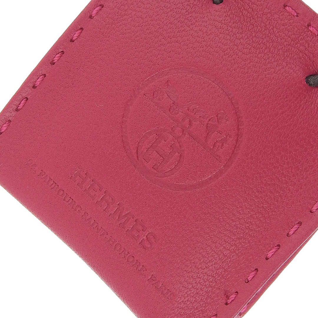 Hermes(エルメス)のエルメス HERMES サックオランジュ バッグチャーム レザー ピンク 中古 新入荷 HE0826 レディースのファッション小物(その他)の商品写真