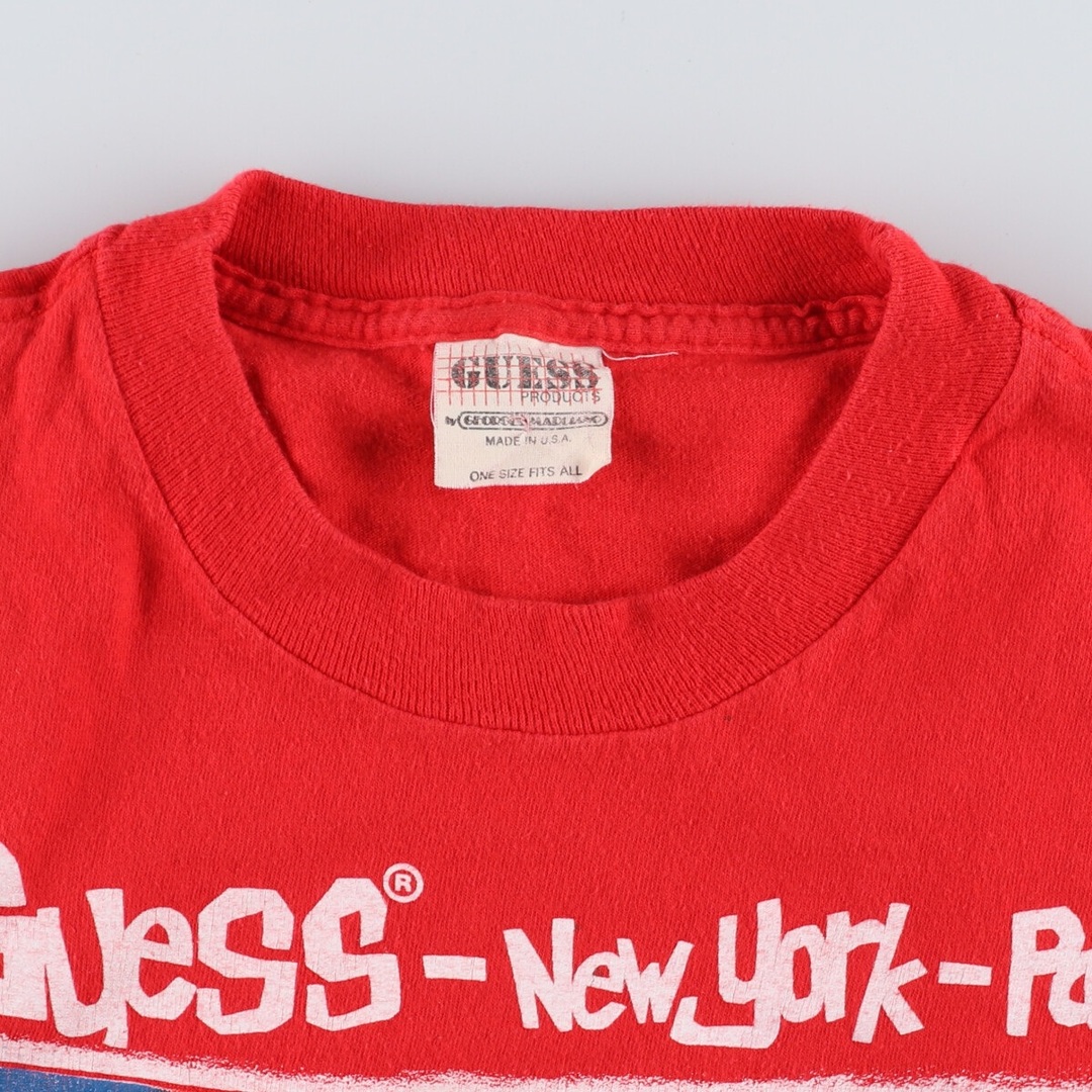 GUESS(ゲス)の古着 80年代 ゲス Guess 半袖 プリントTシャツ USA製 メンズM ヴィンテージ /eaa339770 メンズのトップス(Tシャツ/カットソー(半袖/袖なし))の商品写真