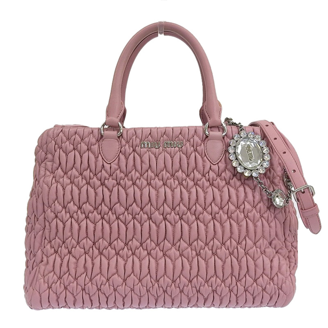 ミュウミュウ MIUMIU ナッパクリスタル 2WAYバッグ ハンドバッグ ショルダーバッグ レザー ピンク 5BA958 中古 新入荷 OB1450 | フリマアプリ ラクマ ミュウミュウ MIUMIU ナッパクリスタル 2WAYバッグ ハンドバッグ ショルダーバッグ レザー ピンク 5BA958 中古 新入荷 OB1450 | フリマアプリ ラクマ