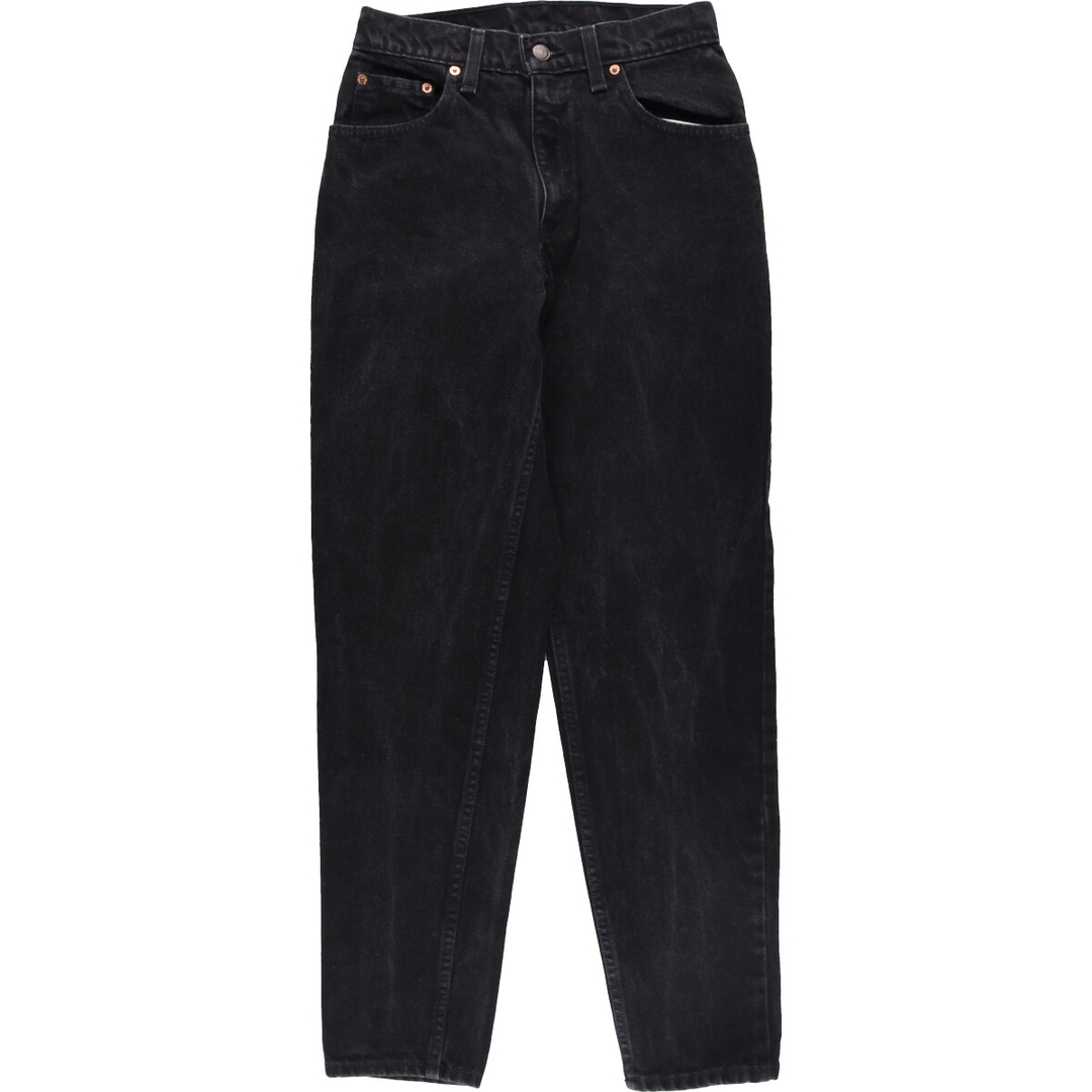 90年代 リーバイス Levi's 550 RELAXED FIT TAPERED LEG ブラックジーンズ テーパードデニムパンツ USA製 レディースL(w27) ヴィンテージ /eaa33722739sリーバイス特徴