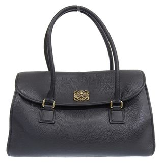 アザー(other)のロエベ LOEWE アラモ36 ハンドバッグ レザー ブラック ゴールド金具 中古 新入荷 OB1460(ハンドバッグ)