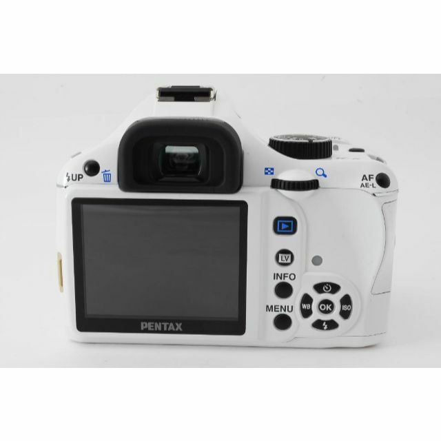 E15★美品★ PENTAX K-X ボディ ホワイト　/4936-4 スマホ/家電/カメラのカメラ(コンパクトデジタルカメラ)の商品写真