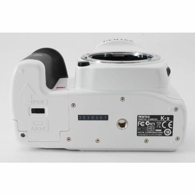 E15★美品★ PENTAX K-X ボディ ホワイト　/4936-4 スマホ/家電/カメラのカメラ(コンパクトデジタルカメラ)の商品写真