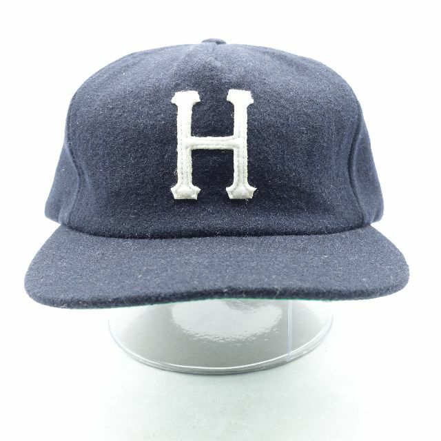 HUF(ハフ)のHUF H WOOL CAP NAVY  メンズの帽子(キャップ)の商品写真