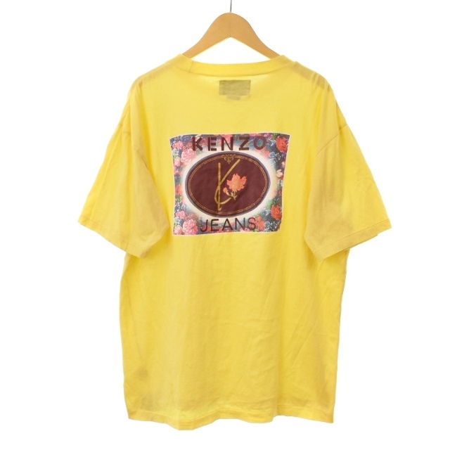 ケンゾー KENZO JEANS Tシャツ カットソー 北斎タグ 半袖 黒 F