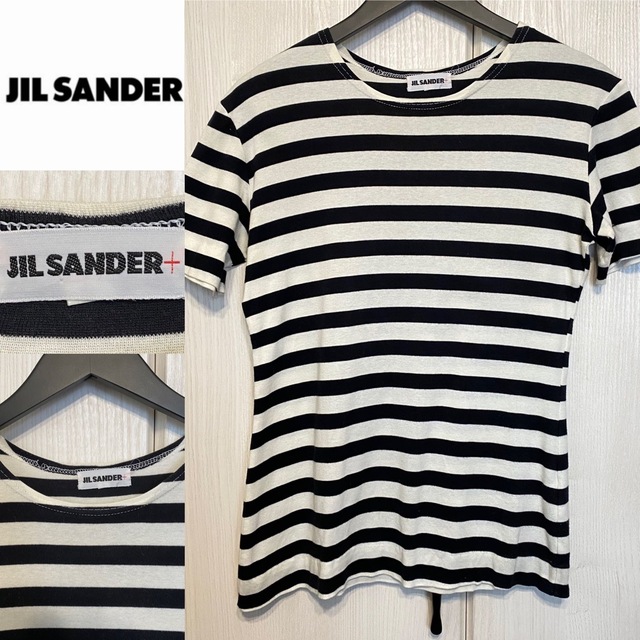 Jil Sander(ジルサンダー)のJIL SANDER ジルサンダー ボーダー ニット レディースのトップス(ニット/セーター)の商品写真