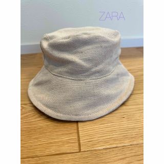 ザラ(ZARA)のZARA ジュート、コットンハット レディース EUR S(ハット)