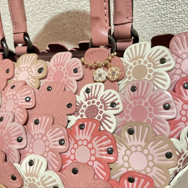 COACH - 日本限定完売COACH桜ティーローズバスケットバッの通販 by