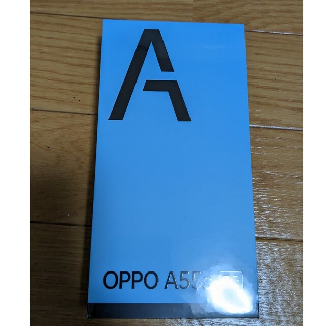OPPO(オッポ)の【新品】OPPO SIMフリースマートフォン A55S 5G ブラック スマホ/家電/カメラのスマートフォン/携帯電話(スマートフォン本体)の商品写真