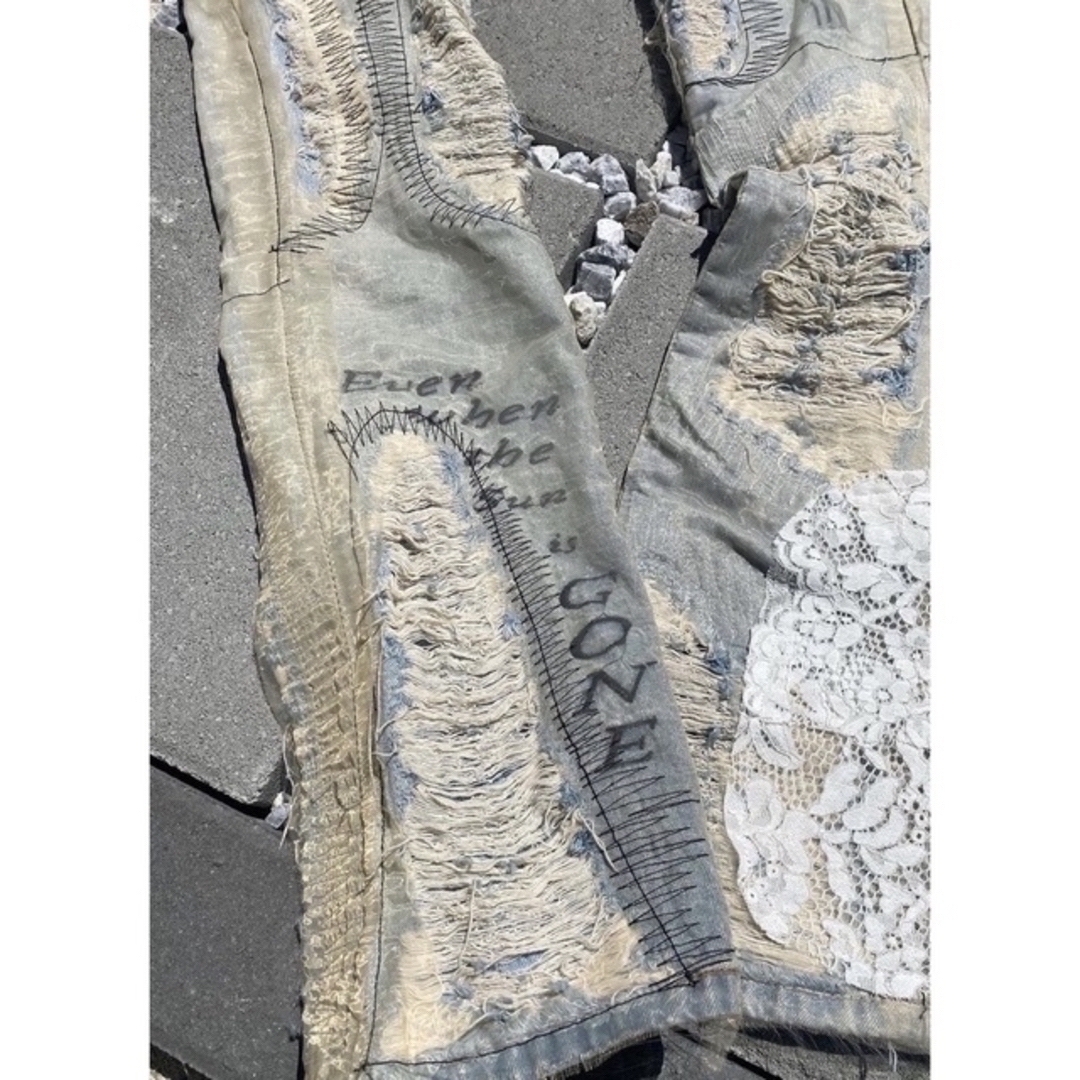 WHO DECIDES WAR  Sunshower Overlay Denim メンズのパンツ(デニム/ジーンズ)の商品写真