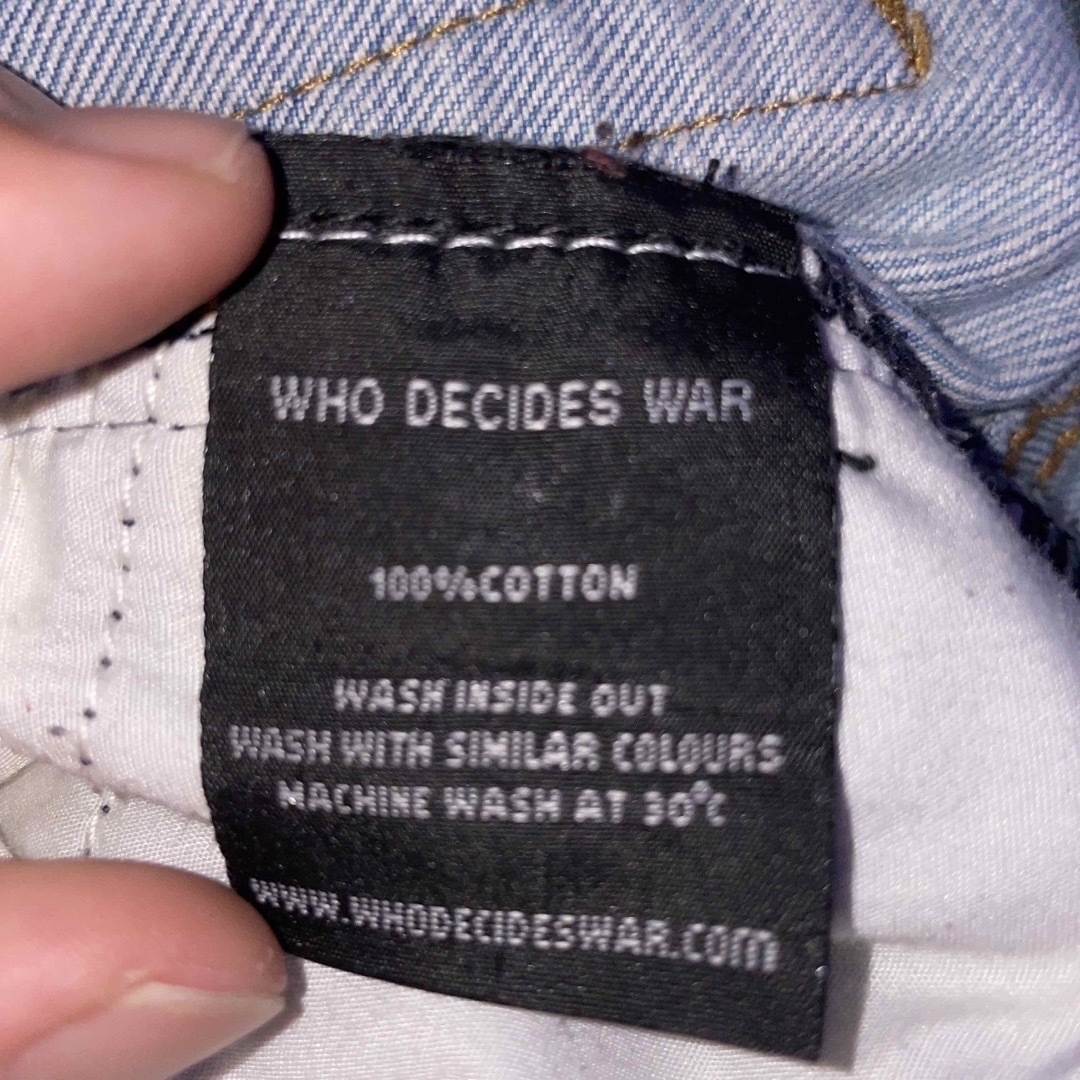 WHO DECIDES WAR  Sunshower Overlay Denim メンズのパンツ(デニム/ジーンズ)の商品写真