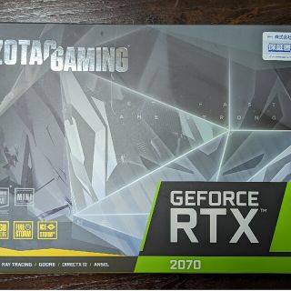 nvidia RTX 2070 geforce グラフィックボード(PCパーツ)