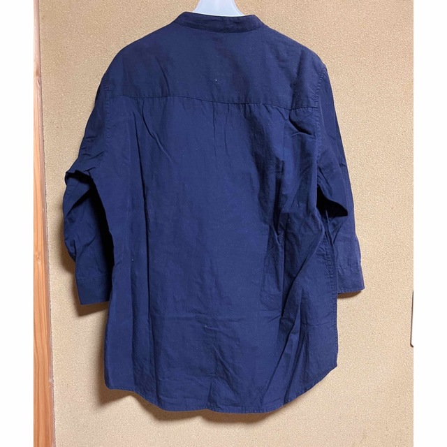 BROWNY(ブラウニー)のブラウニースタンダード　紺色七分袖シャツMサイズ メンズのトップス(シャツ)の商品写真