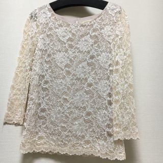 ローズバッド(ROSE BUD)の【pirorikin65さま専用】ROSE BUD レーストップス(カットソー(長袖/七分))