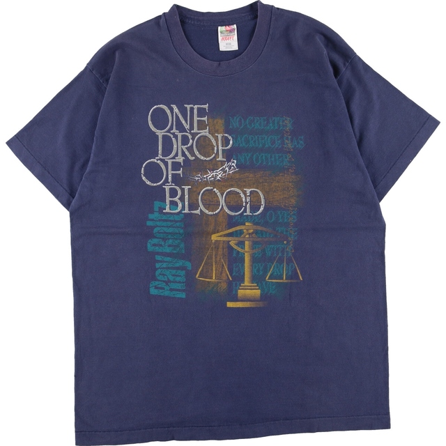 90年代 フルーツオブザルーム FRUIT OF THE LOOM OAK RIDGE BOYS オークリッジボーイズ 大判プリント バンドTシャツ バンT USA製 メンズXXL ヴィンテージ /eaa360513