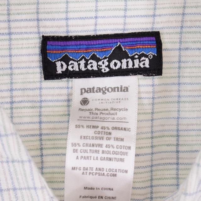 patagonia(パタゴニア)の古着 12年製 パタゴニア Patagonia 5318SP12 半袖 チェックシャツ ボックスシャツ メンズXL /eaa341003 メンズのトップス(シャツ)の商品写真