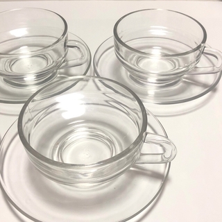 デュラレックス(DURALEX)のカップ&ソーサー ADELEX 耐熱ガラス 5客(グラス/カップ)