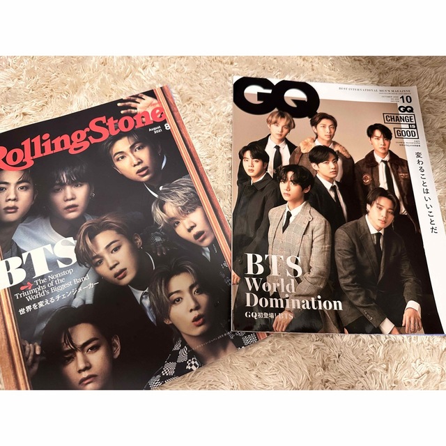 防弾少年団(BTS)(ボウダンショウネンダン)のBTS♡Rolling Stone GQ JAPAN エンタメ/ホビーの雑誌(音楽/芸能)の商品写真