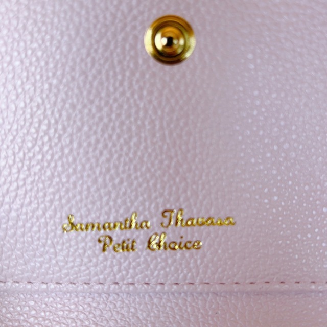 SamanthaThavasa リボンラッピング折り財布 ピンク 人気完売品