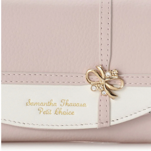 SamanthaThavasa リボンラッピング折り財布 ピンク 人気完売品