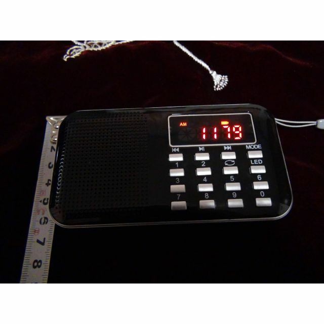 約117×64×2cm重さ充電式AM FM ラジオ USB.ミニSDカード MP3P LEDライト !。1