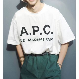 アーペーセー(A.P.C)のA.P.C エディフィス 別注 オーバーサイズ ロゴプリント Tシャツ L(Tシャツ/カットソー(半袖/袖なし))