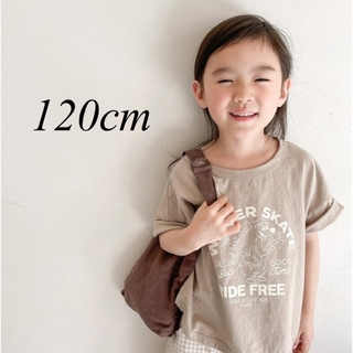 くまプリントTシャツ　120cm(Tシャツ/カットソー)