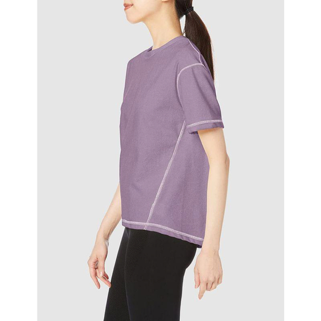 CHACOTT(チャコット)のChacott BALANCE パイルTシャツ ライラック レディースのトップス(Tシャツ(半袖/袖なし))の商品写真